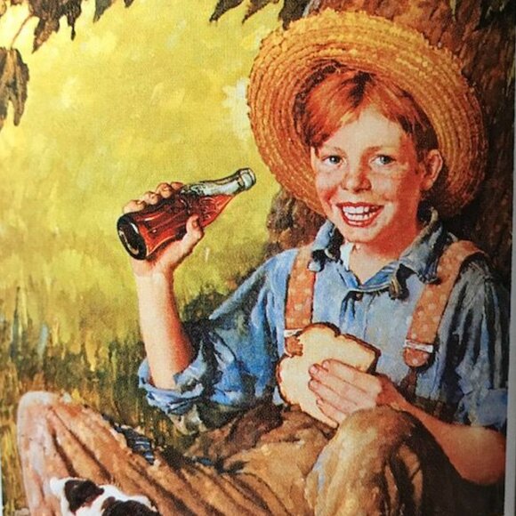 NWOT Set of 4 Vintage Coca-Cola Boys of Summer Round Tin + Refreshment Magnets - Picture 8 of 14